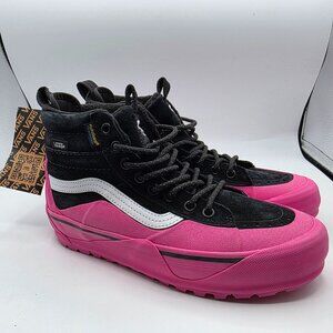 Vans Sk8 Hi Dip MTE 2 Womens Size 7 Black Pink High Top Shoes Camping Hiking